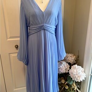 Banana Republic Light Blue Long Sleeve Dress